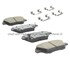 1001-1444C by MPA ELECTRICAL - Quality-Built Premium Ceramic Brake Pads w/ Hardware