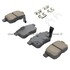 1001-1451C by MPA ELECTRICAL - Quality-Built Disc Brake Pad, Premium, Ceramic, with Hardware