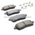 1001-1454AC by MPA ELECTRICAL - Quality-Built Premium Ceramic Brake Pads w/ Hardware