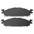 1001-1508C by MPA ELECTRICAL - Quality-Built Premium Ceramic Brake Pads w/ Hardware