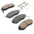 1001-1521C by MPA ELECTRICAL - Quality-Built Premium Ceramic Brake Pads w/ Hardware