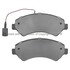 1001-1540AM by MPA ELECTRICAL - Quality-Built Premium Semi-Metallic Brake Pads w/ Hardware