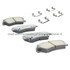 1001-1543AC by MPA ELECTRICAL - Quality-Built Disc Brake Pad, Premium, Ceramic, with Hardware