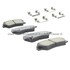 1001-1543C by MPA ELECTRICAL - Quality-Built Premium Ceramic Brake Pads w/ Hardware