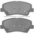 1001-1543AM by MPA ELECTRICAL - Quality-Built Premium Disc Brake Pad Set - Semi-Metallic, with Hardware