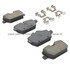 1001-1554C by MPA ELECTRICAL - Quality-Built Premium Ceramic Brake Pads w/ Hardware