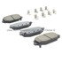 1001-1596C by MPA ELECTRICAL - Quality-Built Disc Brake Pad, Premium, Ceramic, with Hardware