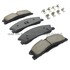 1001-1611C by MPA ELECTRICAL - Quality-Built Disc Brake Pad, Premium, Ceramic, with Hardware