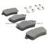 1001-1630M by MPA ELECTRICAL - Quality-Built Premium Disc Brake Pad Set - Semi-Metallic, with Hardware