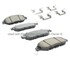 1001-1649C by MPA ELECTRICAL - Quality-Built Premium Ceramic Brake Pads w/ Hardware