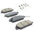 1001-1654M by MPA ELECTRICAL - Quality-Built Premium Disc Brake Pad Set - Semi-Metallic, with Hardware