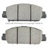 1001-1654M by MPA ELECTRICAL - Quality-Built Premium Disc Brake Pad Set - Semi-Metallic, with Hardware