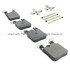 1001-1656M by MPA ELECTRICAL - Quality-Built Premium Disc Brake Pad Set - Semi-Metallic, with Hardware