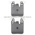 1001-1656M by MPA ELECTRICAL - Quality-Built Premium Disc Brake Pad Set - Semi-Metallic, with Hardware