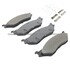 1001-1669M by MPA ELECTRICAL - Quality-Built Premium Disc Brake Pad Set - Semi-Metallic, with Hardware