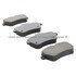 1001-1689M by MPA ELECTRICAL - Quality-Built Premium Disc Brake Pad Set - Semi-Metallic, with Hardware