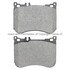 1001-1688M by MPA ELECTRICAL - Quality-Built Premium Disc Brake Pad Set - Semi-Metallic, with Hardware