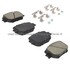 1001-1733C by MPA ELECTRICAL - Quality-Built Disc Brake Pad, Premium, Ceramic, with Hardware