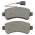 1001-1746AM by MPA ELECTRICAL - Quality-Built Premium Disc Brake Pad Set - Semi-Metallic, with Hardware