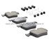 1001-1821C by MPA ELECTRICAL - Quality-Built Premium Ceramic Brake Pads w/ Hardware