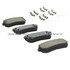 1001-1856C by MPA ELECTRICAL - Quality-Built Disc Brake Pad, Premium, Ceramic, with Hardware