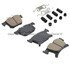 1001-1901C by MPA ELECTRICAL - Quality-Built Disc Brake Pad Set - Premium, Ceramic