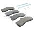 1002-0008M by MPA ELECTRICAL - Quality-Built Disc Brake Pad Set - Work Force, Heavy Duty, with Hardware