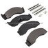 1002-0411M by MPA ELECTRICAL - Quality-Built Disc Brake Pad Set - Work Force, Heavy Duty, with Hardware