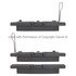 1002-0537M by MPA ELECTRICAL - Quality-Built Disc Brake Pad Set - Work Force, Heavy Duty, with Hardware