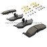 1002-0591M by MPA ELECTRICAL - Quality-Built Disc Brake Pad Set - Work Force, Heavy Duty, with Hardware