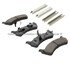 1002-0667M by MPA ELECTRICAL - Quality-Built Disc Brake Pad Set - Work Force, Heavy Duty, with Hardware