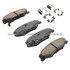 1002-0732M by MPA ELECTRICAL - Quality-Built Disc Brake Pad Set - Work Force, Heavy Duty, with Hardware