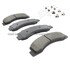 1002-0824M by MPA ELECTRICAL - Quality-Built Disc Brake Pad Set - Work Force, Heavy Duty, with Hardware