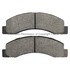 1002-0824M by MPA ELECTRICAL - Quality-Built Disc Brake Pad Set - Work Force, Heavy Duty, with Hardware