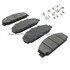 1002-0827M by MPA ELECTRICAL - Quality-Built Disc Brake Pad Set - Work Force, Heavy Duty, with Hardware