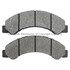 1002-0825M by MPA ELECTRICAL - Quality-Built Disc Brake Pad Set - Work Force, Heavy Duty, with Hardware