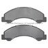 1002-0825M by MPA ELECTRICAL - Quality-Built Disc Brake Pad Set - Work Force, Heavy Duty, with Hardware