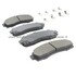 1002-0833M by MPA ELECTRICAL - Quality-Built Disc Brake Pad Set - Work Force, Heavy Duty, with Hardware