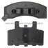 1002-0845M by MPA ELECTRICAL - Quality-Built Disc Brake Pad Set - Work Force, Heavy Duty, with Hardware