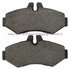 1002-0928M by MPA ELECTRICAL - Quality-Built Disc Brake Pad Set - Work Force, Heavy Duty, with Hardware