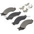 1002-1010M by MPA ELECTRICAL - Quality-Built Disc Brake Pad Set - Work Force, Heavy Duty, with Hardware