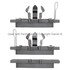 1002-1086M by MPA ELECTRICAL - Quality-Built Disc Brake Pad Set - Work Force, Heavy Duty, with Hardware