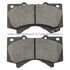 1002-1303M by MPA ELECTRICAL - Quality-Built Disc Brake Pad Set - Work Force, Heavy Duty, with Hardware