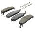 1002-1400M by MPA ELECTRICAL - Quality-Built Disc Brake Pad Set - Work Force, Heavy Duty, with Hardware