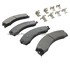 1002-1411M by MPA ELECTRICAL - Quality-Built Disc Brake Pad Set - Work Force, Heavy Duty, with Hardware