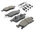 1002-1455M by MPA ELECTRICAL - Quality-Built Disc Brake Pad Set - Work Force, Heavy Duty, with Hardware