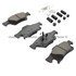 1002-1498M by MPA ELECTRICAL - Quality-Built Work Force Heavy Duty Brake Pads w/ Hardware