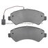 1002-1540AM by MPA ELECTRICAL - Quality-Built Disc Brake Pad Set - Work Force, Heavy Duty, with Hardware