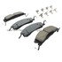 1002-1611AM by MPA ELECTRICAL - Quality-Built Disc Brake Pad Set - Work Force, Heavy Duty, with Hardware