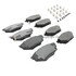 1002-1682M by MPA ELECTRICAL - Quality-Built Work Force Heavy Duty Brake Pads w/ Hardware